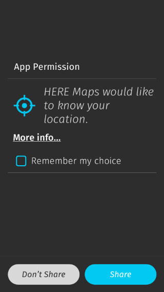 geolocation prompt